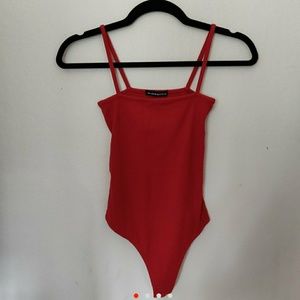 Brandy Melville Red Bodysuit